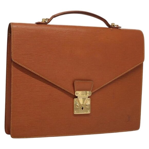 LOUIS VUITTON Epi Porte Documents Bandouliere Zipangu Gold - Picture 1 of 15